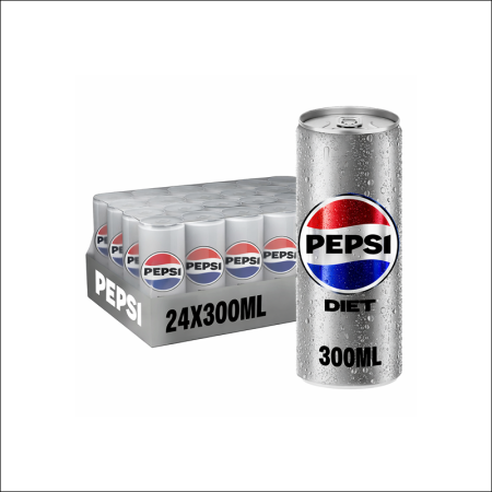 Pepsi Diet Cans 24x300ml