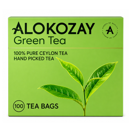 Green Tea Bag Alokozay...