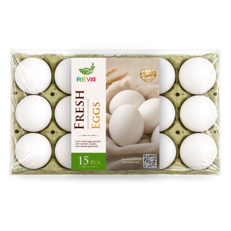 Table White Eggs Reva (15pcs)