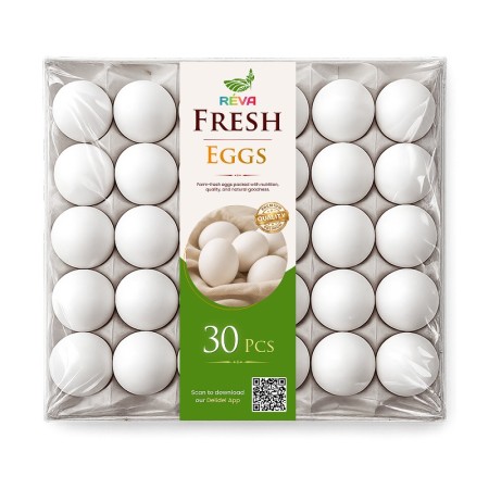 Table White Eggs Reva (30pcs)